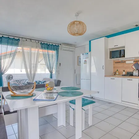 T2 Avec Terrasse, Climatisation Et Wifi - Quartier Residentiel A - Fr-1-521-217 * 比斯卡罗斯