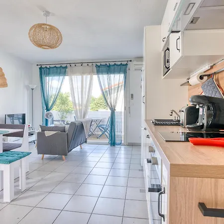 Apartmán T2 Avec Terrasse, Climatisation Et Wifi - Quartier Residentiel A - Fr-1-521-217 *